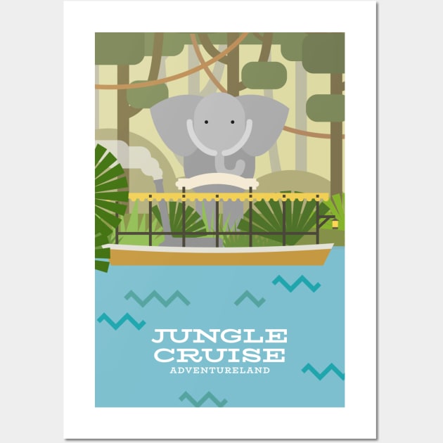 Jungle Cruise Wall Art by parkhopperapparel